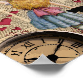 Alice im Wunderland reist durch die Zeit Poster (Ecke)