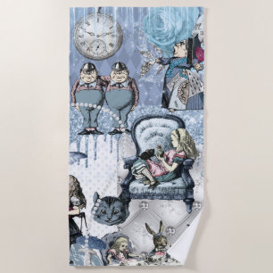 Alice im Wunderland Rodelbahn mit Aussicht Strandtuch