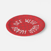 Alice im Wunderland - Rote Teller - Königin des He (Schrägansicht)