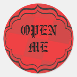 ALICE IM WUNDERLAND Round-Aufkleber-Siegel Runder Aufkleber