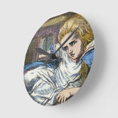 ALICE IM WUNDERLAND RUNDE WANDUHR (Winkel)