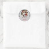 Alice im Wunderland Runder Aufkleber (Tasche)