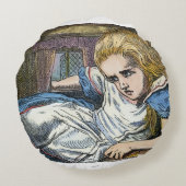 ALICE IM WUNDERLAND RUNDES KISSEN (Rückseite)