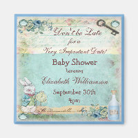 Alice im Wunderland Save the Date Kinderdusche