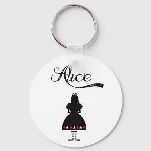 Alice im Wunderland Schlüsselanhänger (Vorderseite)
