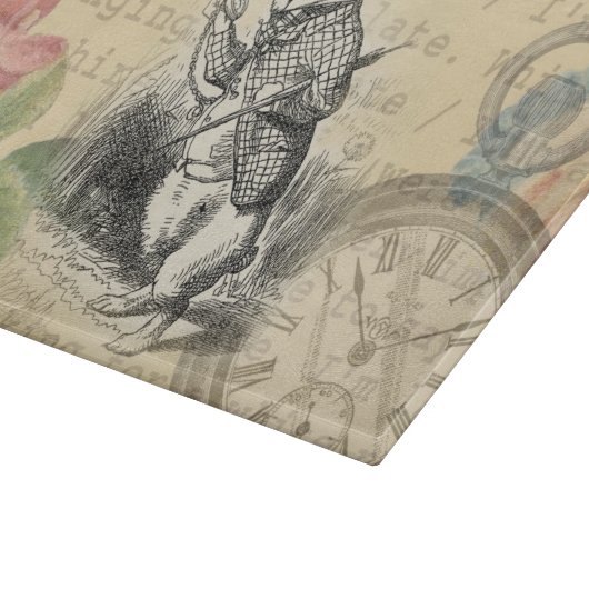 Alice im Wunderland Schneidebrett (Ecke)
