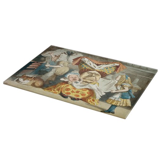 Alice im Wunderland Schneidebrett (Ecke)