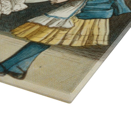 Alice im Wunderland Schneidebrett (Ecke)