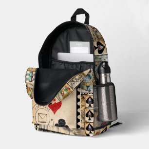 Alice im Wunderland School Bag Bedruckter Rucksack