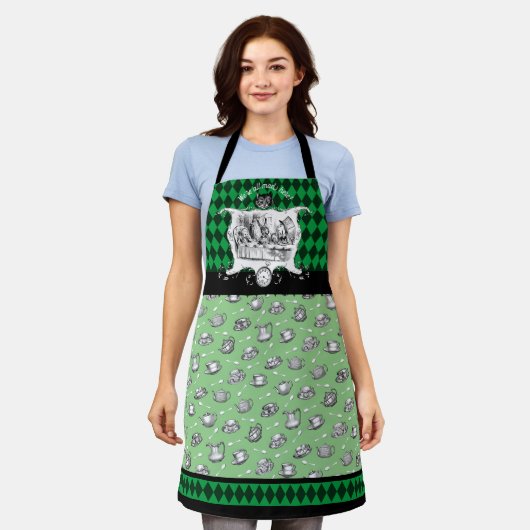 ALICE IM WUNDERLAND SCHÜRZE (Getragen)