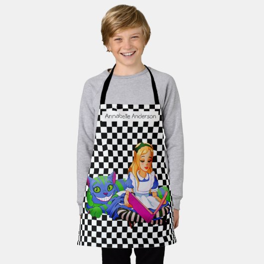 Alice im Wunderland Schürze (Getragen)