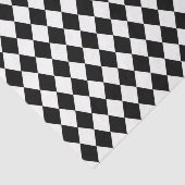 Alice im Wunderland Schwarz-Weiß-Harlequin Seidenpapier (Ausschnitt)