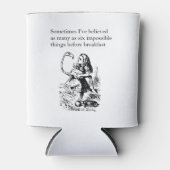 Alice im Wunderland, "Sechs Unmögliche Dinge" Dosenkühler (Vorderseite)