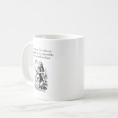 Alice im Wunderland, "Sechs Unmögliche Dinge" Kaffeetasse (Vorderseite Links)