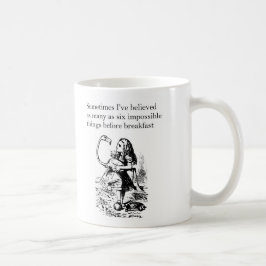 Alice im Wunderland, "Sechs Unmögliche Dinge" Kaffeetasse
