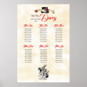 Alice im Wunderland Seekarte Poster (Vorne)