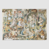 Alice im Wunderland Seidenpapier (Vorderseite)