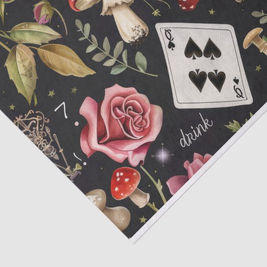 Alice im Wunderland Seidenpapier (Ausschnitt)