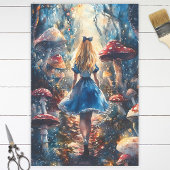 Alice im Wunderland Seidenpapier
