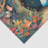 Alice im Wunderland Seidenpapier (Ausschnitt)