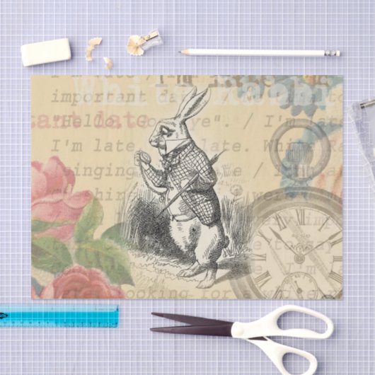 Alice im Wunderland Seidenpapier (Handwerk)