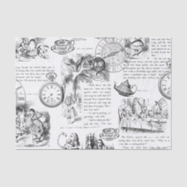 Alice im Wunderland-Seidenpapier Seidenpapier