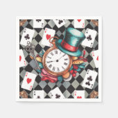 Alice im Wunderland Serviette (Vorderseite)