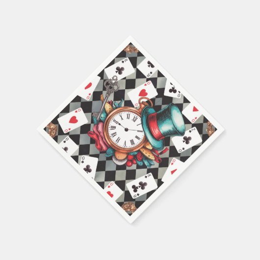 Alice im Wunderland Serviette (Ecke)