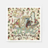 Alice im Wunderland Serviette (Vorderseite)