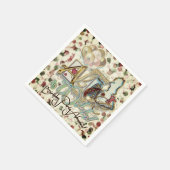 Alice im Wunderland Serviette (Ecke)