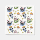 Alice im Wunderland Serviette (Vorderseite)