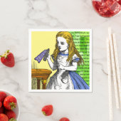 Alice im Wunderland Serviette (Beispiel)