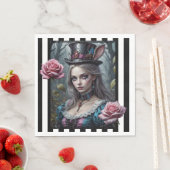 Alice im Wunderland Serviette (Beispiel)