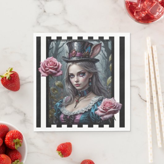 Alice im Wunderland Serviette (Beispiel)