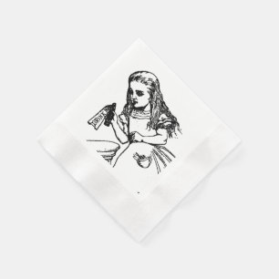 Alice im Wunderland-Servietten Serviette
