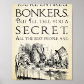 Alice im Wunderland - Sie sind total verrückt - Ma Poster (Vorne)