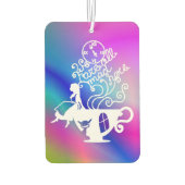 Alice im Wunderland. Silhouette Autolufterfrischer (Rückseite)