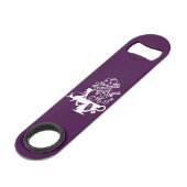 Alice im Wunderland. Silhouette Speed Flaschenöffner (Vorderseite Schrägansicht)