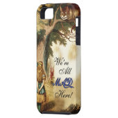 Alice im Wunderland sind wir alle hier wütend Case-Mate iPhone Hülle (Rückseite Links)