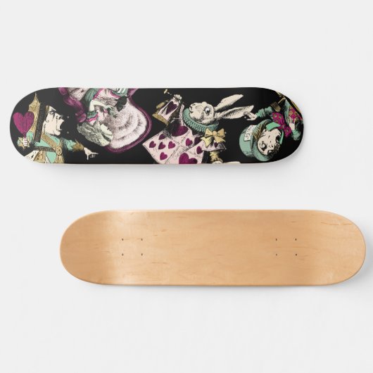Alice im Wunderland Skateboard (Horizontal)