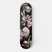 Alice im Wunderland Skateboard (Vorderseite)