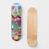Alice im Wunderland Skateboard (Vorderseite)