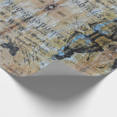 Alice im Wunderland skurril Geschenkpapier (Ecke)