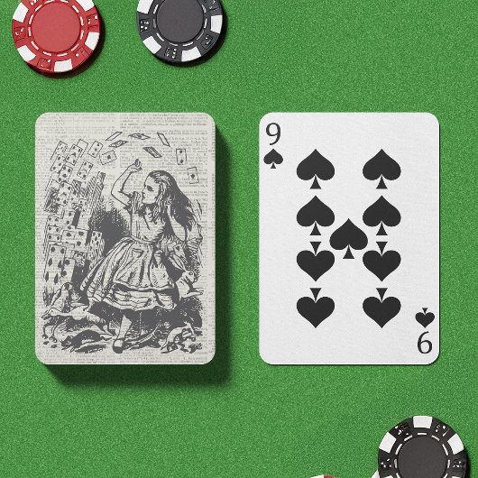 Alice im Wunderland Spielkarten