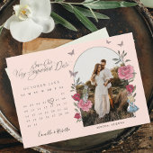 Alice im Wunderland Stift uns im Kalender Foto Save The Date