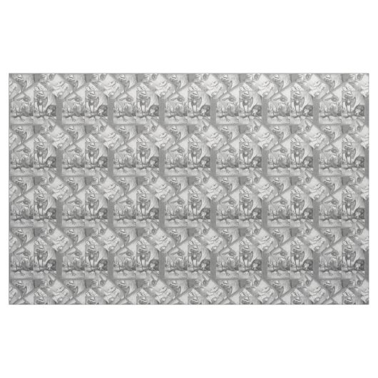 Alice im Wunderland Stoff (Fat Quarter (45,7 x 55,9 cm))