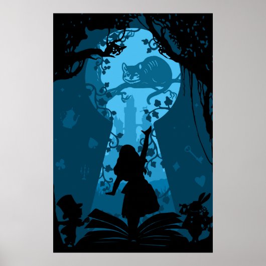 Alice im Wunderland Story Book Art Poster (Vorne)