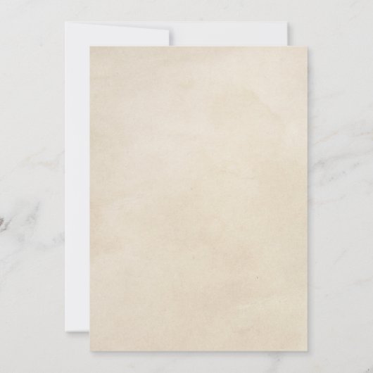 Alice im Wunderland Storybook Wasserfarbe Einladung (Rückseite)