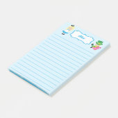 Alice im Wunderland Süße Kinder Personalisiert Post-it Klebezettel (angewinkelt)
