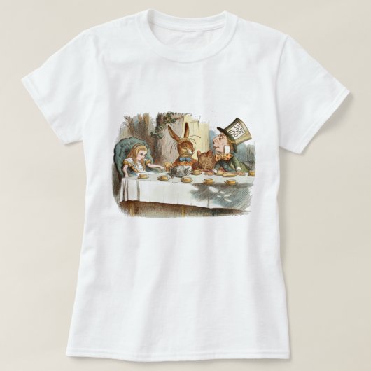 Alice im Wunderland T - Shirt (Design vorne)